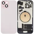 Back Glass w/ MagSafe Magnet For iPhone 15 (No Logo) (Aftermarket) (Pink)