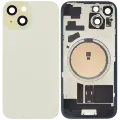 Back Glass w/ MagSafe Magnet For iPhone 15 (No Logo) (Aftermarket) (Yellow)