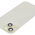 Back Glass w/ MagSafe Magnet For iPhone 15 (No Logo) (Aftermarket) (Yellow)