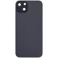 Back Glass w/ MagSafe Magnet For iPhone 15 Plus (No Logo) (Aftermarket) (Black)