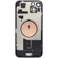 Back Glass w/ MagSafe Magnet For iPhone 15 Plus (No Logo) (Aftermarket) (Green)