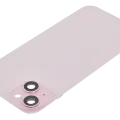 Back Glass w/ MagSafe Magnet For iPhone 15 Plus (No Logo) (Aftermarket) (Pink)