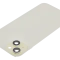 Back Glass w/ MagSafe Magnet For iPhone 15 Plus (No Logo) (Aftermarket) (Yellow)