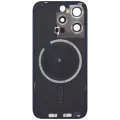 Back Glass w/ MagSafe Magnet For iPhone 15 Pro (No Logo) (Aftermarket) (Natural Titanium)