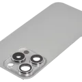 Back Glass w/ MagSafe Magnet For iPhone 15 Pro (No Logo) (Aftermarket) (Natural Titanium)