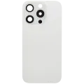 Back Glass w/ MagSafe Magnet For iPhone 15 Pro (No Logo) (Aftermarket) (White Titanium)