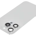 Back Glass w/ MagSafe Magnet For iPhone 15 Pro (No Logo) (Aftermarket) (White Titanium)