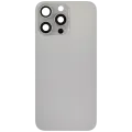 Back Glass w/ MagSafe Magnet For iPhone 15 Pro Max (No Logo) (Aftermarket) (Natural Titanium)