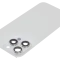 Back Glass w/ MagSafe Magnet For iPhone 15 Pro Max (No Logo) (Aftermarket) (White Titanium)