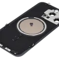 Back Glass w/ MagSafe Magnet For iPhone 15 Pro Max (No Logo) (Aftermarket) (White Titanium)