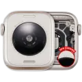 Housing Assembly For Watch Series SE 3rd (40MM) (Used OEM Pull: Grade A) (GPS Version) (Aluminum / Starlight)
