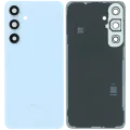 Back Cover Glass With Camera Lens For Samsung Galaxy S24 FE (Service Pack) (Blue)