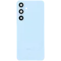 Back Cover Glass With Camera Lens For Samsung Galaxy S24 FE (Service Pack) (Blue)