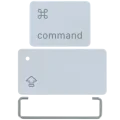 Keycap Kit (ANSI US Layout) For MacBook Neo (2026) (English) (Genuine OEM) (Silver)