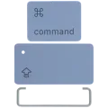 Keycap Kit (ANSI US Layout) For MacBook Neo (2026) (English) (Genuine OEM) (Indigo)