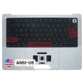 Top Case with Battery and Keyboard (ANSI US) For MacBook Pro 14" A3426 / A3427 (2026) M5 Pro / Max (Genuine OEM) (Silver)