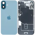 Back Glass w/ MagSafe Magnet & NFC & Flashlight Flex For iPhone 16 Plus (Service Pack) (Teal)
