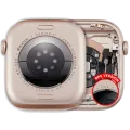 Housing Assembly For Watch Series 11 (46MM) (Used OEM Pull: Grade A) (GPS Version) (Aluminum / Rose Gold)