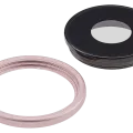 Back Camera Lens With Bracket & Bezel For iPhone 17e (Premium) (Soft Pink)