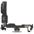 Charging Port Flex Cable For iPhone 15 Plus (Used OEM Pull) (Green)