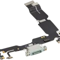 Charging Port Flex Cable For iPhone 15 Plus (Used OEM Pull) (Green)