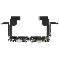 Charging Port Flex Cable For iPhone 15 Pro (Used OEM Pull) (White Titanium)