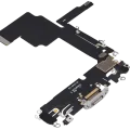 Charging Port Flex Cable For iPhone 15 Pro (Used OEM Pull) (White Titanium)