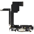 Charging Port Flex Cable For iPhone 15 Pro (Used OEM Pull) (Natural Titanium)