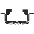 Charging Port Flex Cable For iPhone 15 Pro (Used OEM Pull) (Natural Titanium)