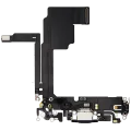 Charging Port Flex Cable For iPhone 15 Pro (Used OEM Pull) (Blue Titanium)