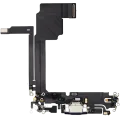 Charging Port Flex Cable For iPhone 15 Pro Max (Used OEM Pull) (Blue Titanium)