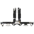 Charging Port Flex Cable For iPhone 16 (Used OEM Pull) (White)