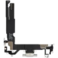 Charging Port Flex Cable For iPhone 16 (Used OEM Pull) (White)