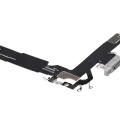 Charging Port Flex Cable For iPhone 16 (Used OEM Pull) (White)