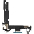 Charging Port Flex Cable For iPhone 16 (Used OEM Pull) (Teal)