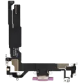 Charging Port Flex Cable For iPhone 16 (Used OEM Pull) (Pink)
