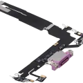 Charging Port Flex Cable For iPhone 16 (Used OEM Pull) (Pink)