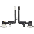 Charging Port Flex Cable For iPhone 16 Pro (Used OEM Pull) (White Titanium)