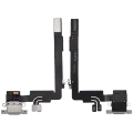 Charging Port Flex Cable For iPhone 16 Pro Max (Used OEM Pull) (White Titanium)