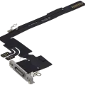 Charging Port Flex Cable For iPhone 16 Pro Max (Used OEM Pull) (White Titanium)