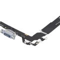 Charging Port Flex Cable For iPhone 17 (Used OEM Pull) (Mist Blue)