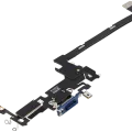 Charging Port Flex Cable For iPhone 17 Pro (Used OEM Pull) (US Version) (Deep Blue)