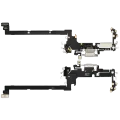 Charging Port Flex Cable For iPhone 17 Pro (Used OEM Pull) (US Version) (Silver)