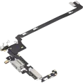 Charging Port Flex Cable For iPhone 17 Pro Max (Used OEM Pull) (US Version) (Silver)