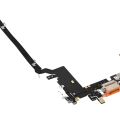 Charging Port Flex Cable For iPhone 17 Pro Max (Used OEM Pull) (International Version) (Cosmic Orange)