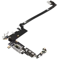 Charging Port Flex Cable For iPhone 17 Pro Max (Used OEM Pull) (International Version) (Silver)