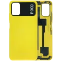 Back Cover Glass for Xiaomi Poco M3 (Service Pack) (Poco Yellow)
