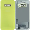 Back Cover Glass For Samsung Galaxy S10e (Service Pack) (Canary Yellow)