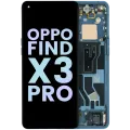 OLED Assembly With Frame for Oppo Find X3 Pro (2021) (Service Pack) (Blue)