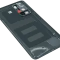 Back Cover Glass for Huawei P40 (2020) (Service Pack) (Black)